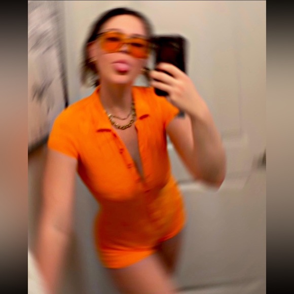 Shorts Jumpsuit Coverup - Picture 2 of 2